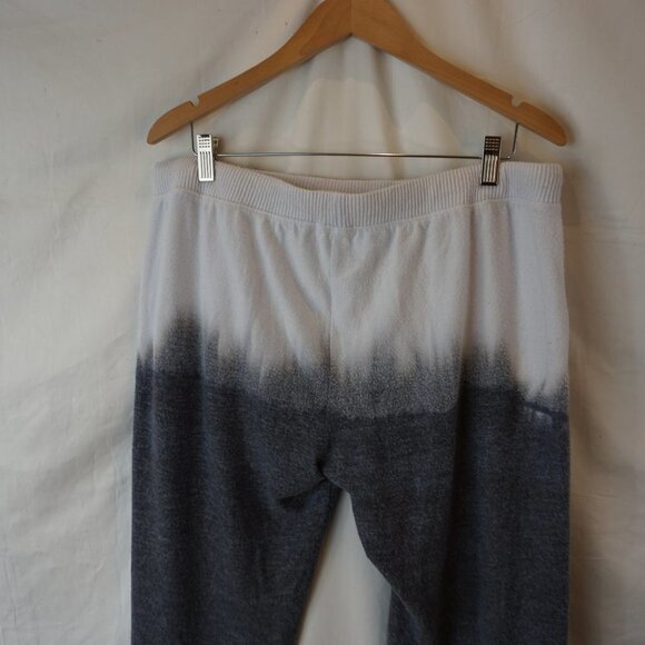 Sweet Romeo Tie-Dye Ombre Jogger Lounge Terry Grey Pants NWT L - Picture 8 of 10